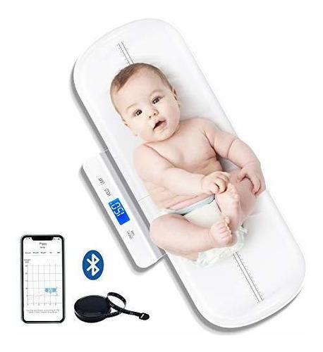 Pesa, Bascula Para Bebes Bluetooth Digital Baby Scale,
