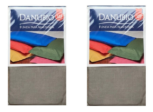 Imagen 2 de 4 de Funda De Almohada X 2 Danubio 50x80 Cm Policotton