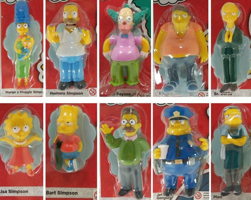 Lote X 10 Fasciculos + Figuras Los Simpsons A Escala