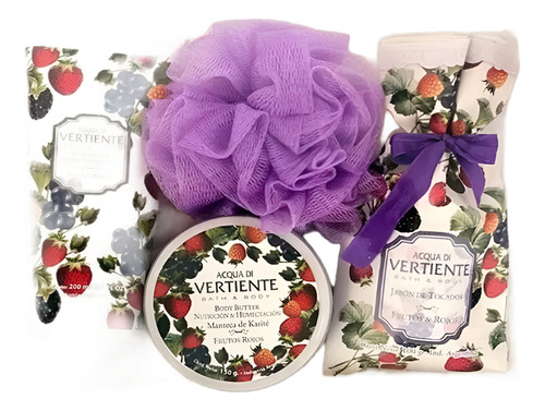 Acqua Vertiente Frutos Rojos Set Manos