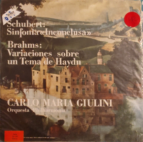 Vinilo De Carlo Maria  Giulini - Schubert -brahms (xx762