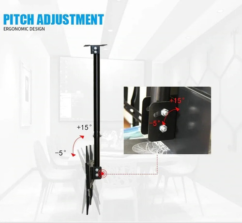 Soporte Tv Led Lcd Techo Pared Ajustable Base 26 A 55