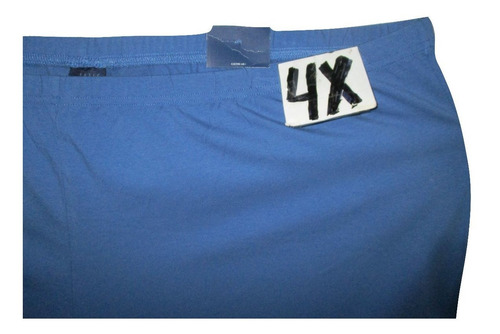 Capri Bermuda Azul Spandex Talla 4x (46/48) Basic Edition