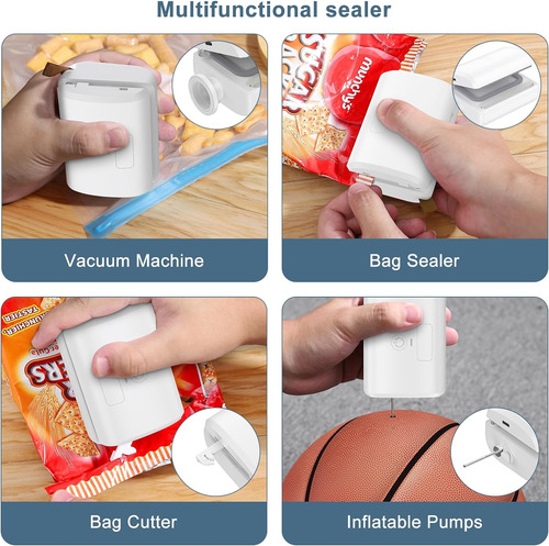 Ankilo Sellador Térmico Y Cortador 4 En 1, Mini Sellador De