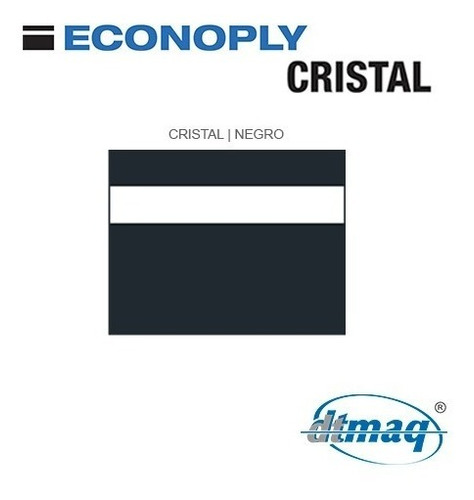 Plástico Bicapa Laserable Econoply Cristal Plancha 60x120cm