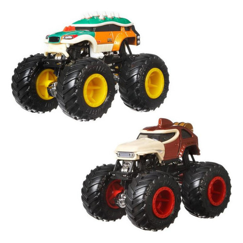 Pack Hot Wheels Monster Trucks 1:64 A Elección Donkey Bowser