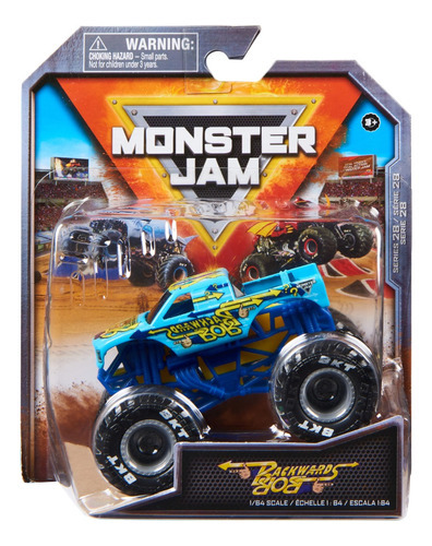 Monster Jam Vehículo Escala 1:64 Serie 28 Y 29 Backwards Bob