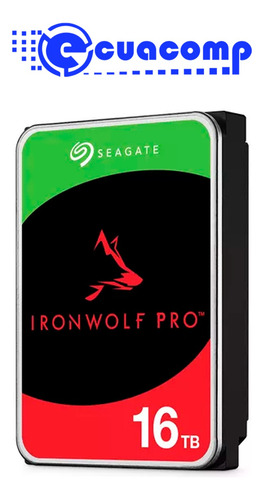 Disco Duro 16tb Seagate Ironwolf 3.5'' 7200 Rpm Red Nas 24/7
