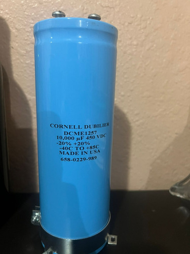 Capacitor Electrolítico 10000 Uf 450v (Usado)