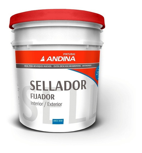 Sellador Fijador Al Agua Andina X 10 Lts - Kromacolor
