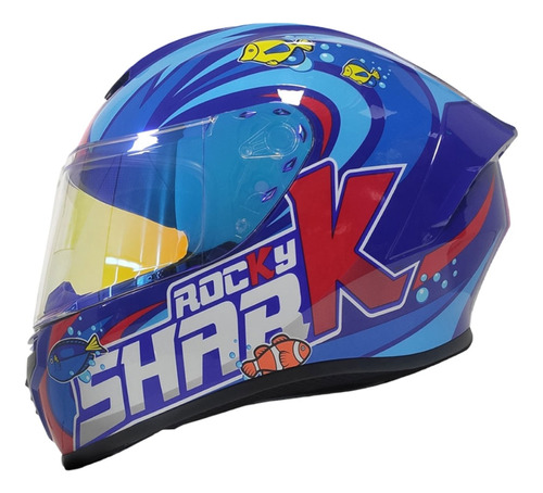 Casco Integral Edge Helmet Frankie Shark Diseño Brillante