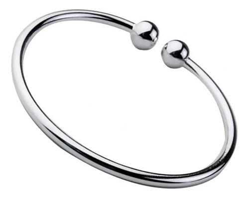 2 Brazalete Plata Abiertos Joyas