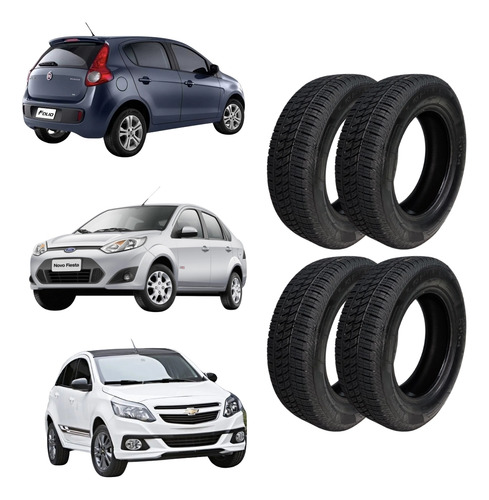 4 Pneus 175/65 R14 Uno Corsa Agile Prisma Fiesta Aro 14