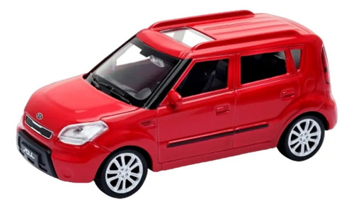 Camioneta Coleccion Welly Nex Escala 1/43 Kia Soul Rojo Febo