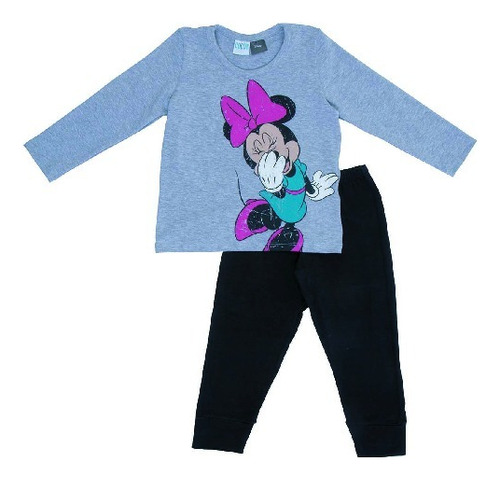 Pijama Nena Minnie Disney Manga Larga Invierno Cocot 20316