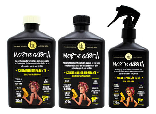 Combo Lola Morte Subita Shampoo + Aconicionador + Spray