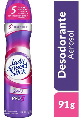 Desodorante Lady Speed Stick Pro 5 En 1 Spray X 150ml