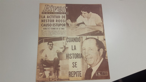 Revista River N° 951 28/2/1963 Néstor Rossi