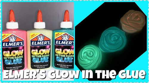 Imagen 2 de 3 de Super Kit Slime Brilla En La Oscuridad Elmer's Accesorios