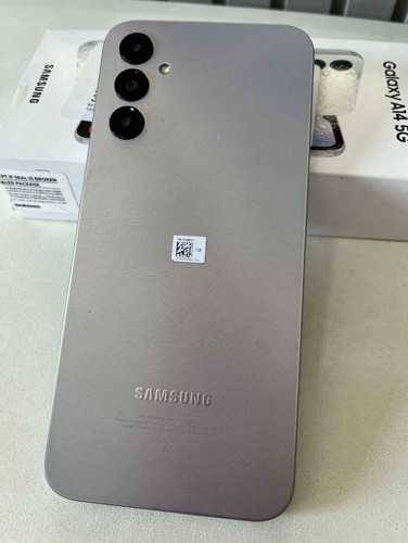 Celular A14 Samsung 5g 128gb 4ram Cor Prateado - Bom (Recondicionado)