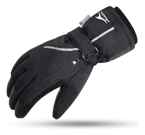Guantes De Esquí Nieve, Impermeables, Visualización T...