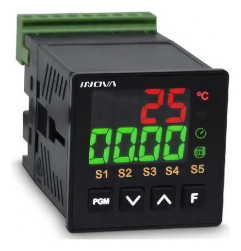 Controlador De Temperatura Com Timer Inv Ya2-11-j-l2 Inova