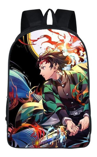 Imagen 2 de 9 de Juego De Mochila Demon Slayer De 9 Piezas