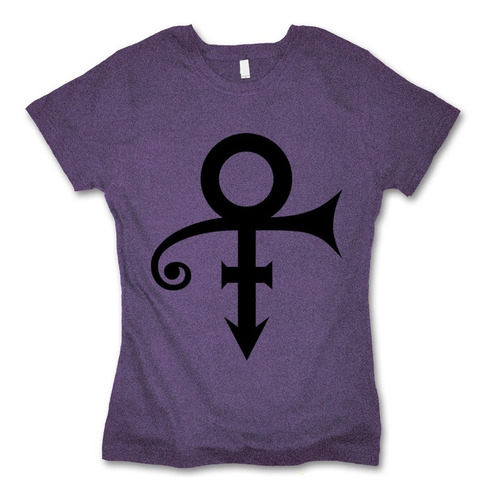 Prince Playera The Symbol Black Logo Para Mujer 