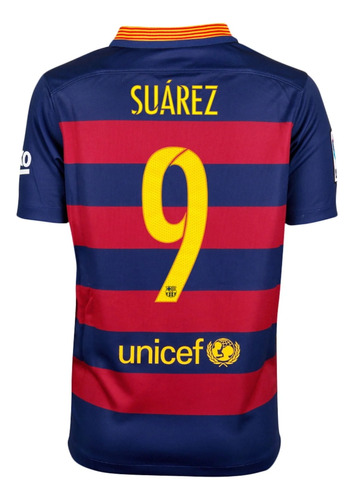 Camiseta Barcelona F.c 2015/16 Ind Oficial Luis Suárez 