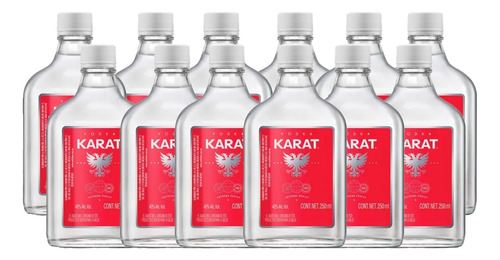 Pack 12 Botellas Vodka Karat 250ml