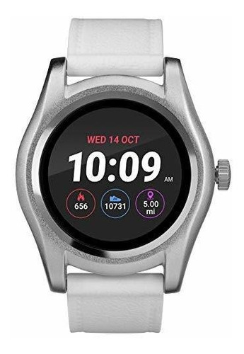 Reloj Iconnect By Timex Smartwatch Redondo De Tono Plateado,