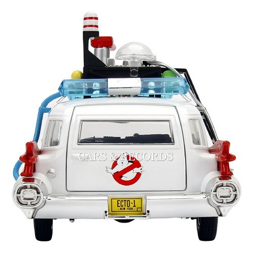 Ghostbusters Movie Ecto 1 Cadillac 1959 Ambul. - Jada 1/24 Blanco