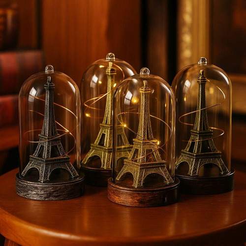 Luminaria Torre Eiffel Abajur Led Paris Miniatura Romantico