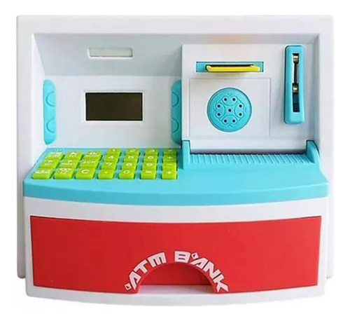 Caja De Ahorro De Dinero Atm Piggy Bank Para Niños