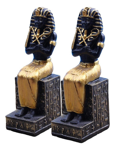 Set De 2 Figuras De Faraón Para Decoración De Estanterías