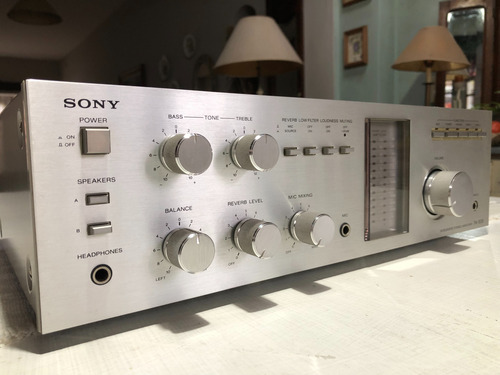 Amplificador Hi-fi Sony Ta-535 Japan 1980 - Impecable - 220v Aluminio 40 W (Usado)