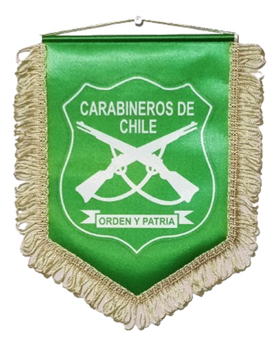 Banderín Grande De Carabineros De Chile