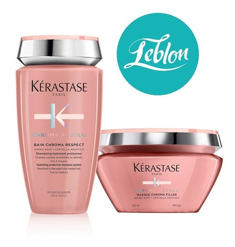  Kérastase Bain Chroma Respect + Masque Chroma Filler