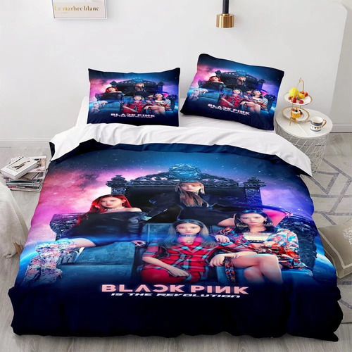 Juego De Cama Blackpink Is The Revolution, Tamaño Individual