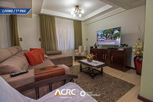 Imagem 5 de 30 de Acrc Imóveis - Casa Com 03 Pavimentos Semi Mobiliada Para Venda No Bairro Água Verde - Ca01372 - 67814953