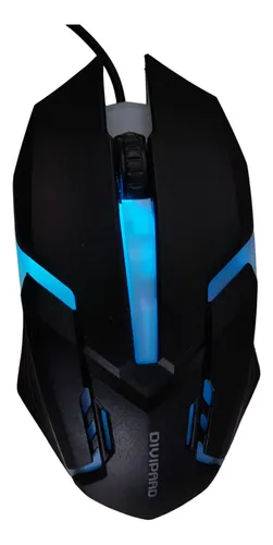 Mouse Videojuegos Sensor Óptico Usb Iluminación Rgb 1200 Dpi