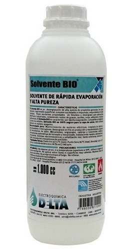 Solvente Desengrasante Bio Botella 1 Litro