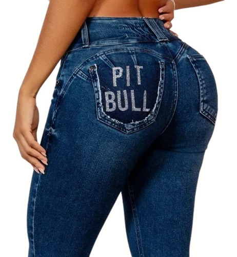 Imagem 2 de 9 de Calça Pitbull Pit Bull Jeans Feminina Original Modela Bumbum