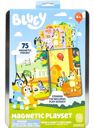 Juguete Didactico De Iman Bluey