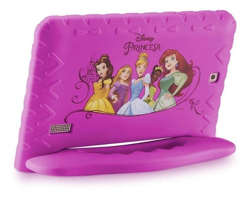 Tablet Multilaser Disney Princesas 7" 8GB rosa com memória RAM 1GB