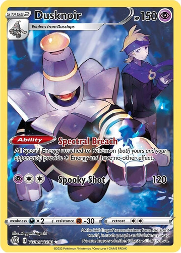 Dusknoir Arte Alternativo Carta Pokémon Original+10 Cartas