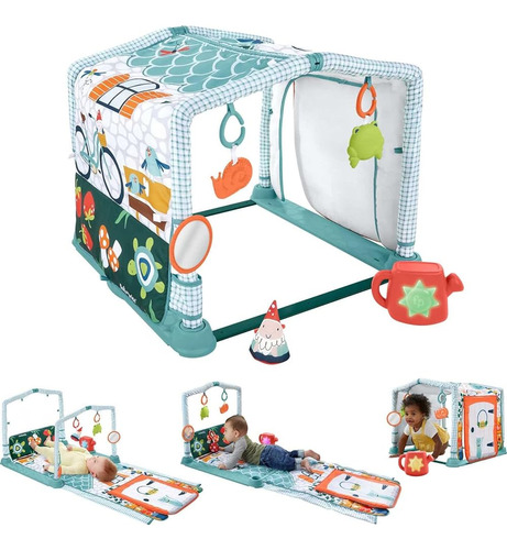 Fisher-price Baby Playmat 3-en-1 Crawl & Play Activity Gym C