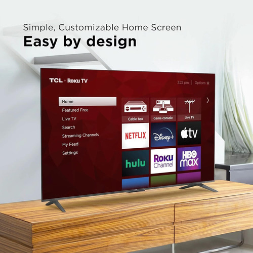 Television Smart Roku Tv Tcl 50'' 50s451 Class 4k 2160p Led