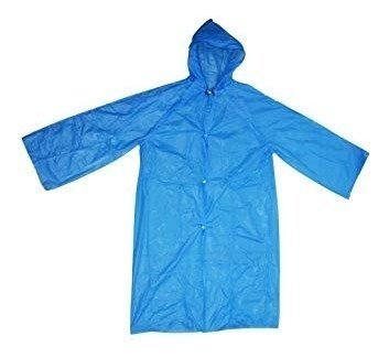 Imagen 3 de 3 de Carpa Capa Adulto Impermeable Lluvia Eva Botones Color