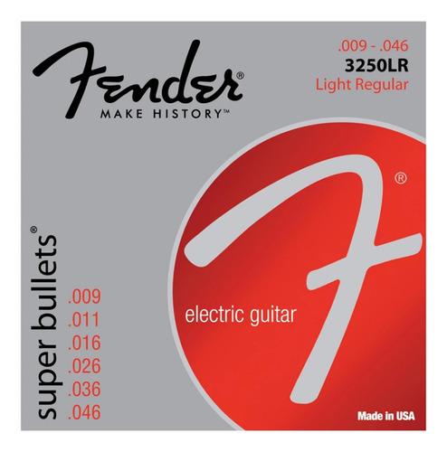 Set De Cuerdas Para Guitarra Electrica Fender Bullet Calibre